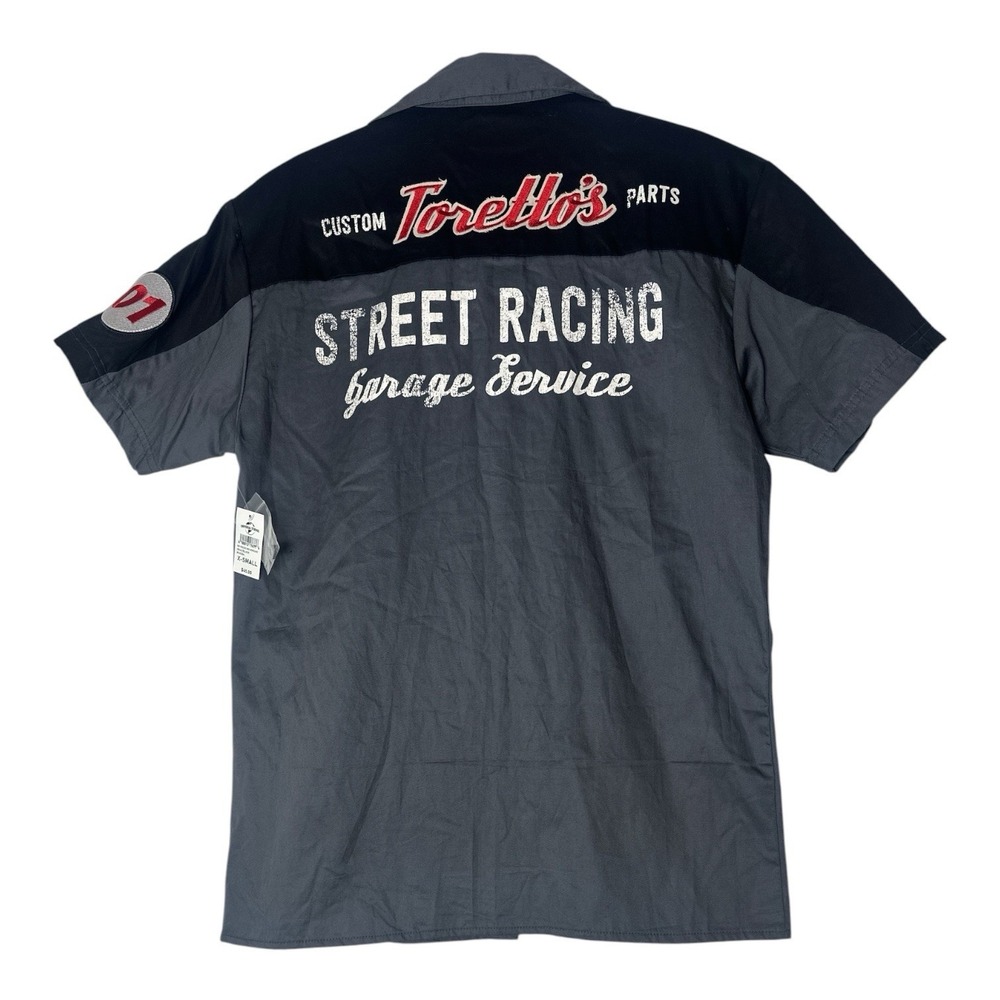 New Universal Studios Fast & Furious Supercharged Mechanic Shirt Mens XS